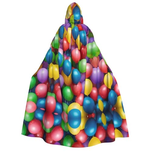 rannsut Umhang mit bunten Luftballons, blauer Himmel, Unisex, Gothic, Karneval, Umhang, mystischer Umhang für Maskeraden und Themenveranstaltungen rannsut Umhang mit bunten Luftballons, blauer Himmel, Unisex, Gothic, Karneval, Umhang, mystischer Umhang für Maskeraden und Themenveranstaltungen von rannsut