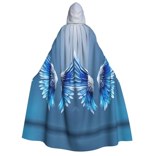 rannsut Unisex Umhang mit Engelsflügel-Aufdruck, Gothic-Stil, Karnevals-Umhang, mystischer Umhang für Maskeraden und Themenveranstaltungen rannsut Unisex Umhang mit Engelsflügel-Aufdruck, Gothic-Stil, Karnevals-Umhang, mystischer Umhang für Maskeraden und Themenveranstaltungen von rannsut