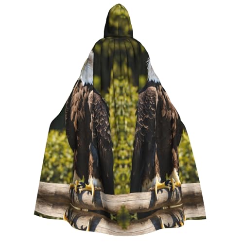rannsut Unisex Umhang mit fliegendem Adler, Gothic-Stil, Karnevals-Umhang, mystischer Umhang für Maskeraden und Themenveranstaltungen von rannsut
