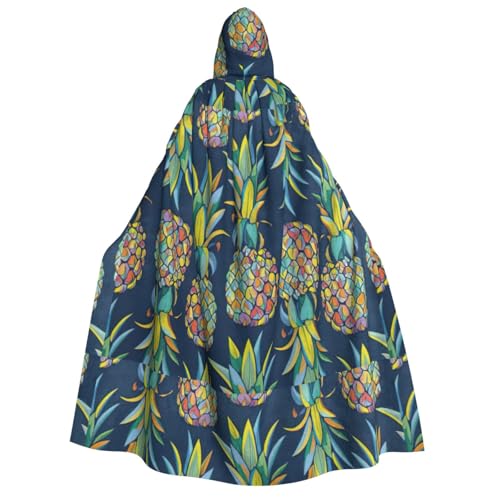 rannsut Unisex Umhang mit tropischen Früchten und Ananas, Gothic-Stil, Karnevals-Umhang, mystischer Umhang für Maskeraden und Themenveranstaltungen rannsut Unisex Umhang mit tropischen Früchten und Ananas, Gothic-Stil, Karnevals-Umhang, mystischer Umhang für Maskeraden und Themenveranstaltungen von rannsut
