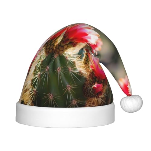rannsut Weihnachtshut mit Kaktus-Blumenmuster, bequemer Weihnachtsmann-Hut für Kostümpartys und Feiertagsveranstaltungen rannsut Weihnachtshut mit Kaktus-Blumenmuster, bequemer Weihnachtsmann-Hut für Kostümpartys und Feiertagsveranstaltungen von rannsut