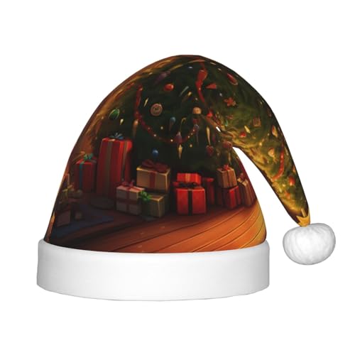 rannsut Weihnachtsmütze mit Aufdruck "Merry Christmas", bequeme Weihnachtsmütze für Weihnachten, Kostümparty und Feiertagsveranstaltungen rannsut Weihnachtsmütze mit Aufdruck "Merry Christmas", bequeme Weihnachtsmütze für Weihnachten, Kostümparty und Feiertagsveranstaltungen von rannsut