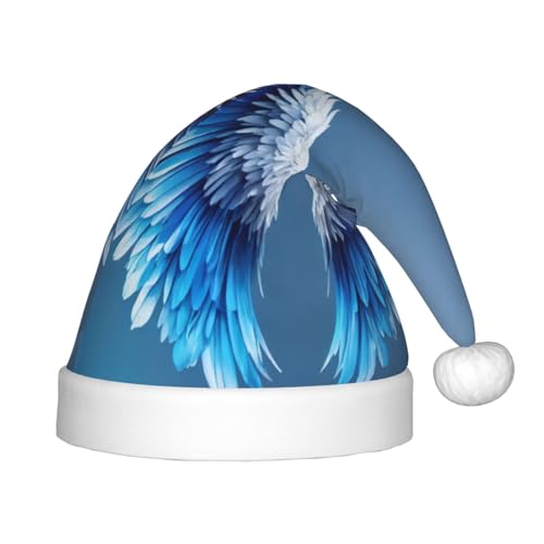 rannsut Weihnachtsmütze mit Engelsflügel-Aufdruck, bequeme Weihnachtsmütze für Weihnachten, Kostümparty und Feiertagsveranstaltung rannsut Weihnachtsmütze mit Engelsflügel-Aufdruck, bequeme Weihnachtsmütze für Weihnachten, Kostümparty und Feiertagsveranstaltung von rannsut