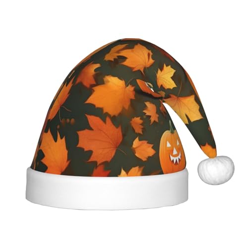 rannsut Weihnachtsmütze mit Kürbis-Aufdruck "Happy Thanksgiving Day", bequeme Weihnachtsmütze für Weihnachten, Kostümparty und Feiertagsveranstaltung rannsut Weihnachtsmütze mit Kürbis-Aufdruck "Happy Thanksgiving Day", bequeme Weihnachtsmütze für Weihnachten, Kostümparty und Feiertagsveranstaltung von rannsut