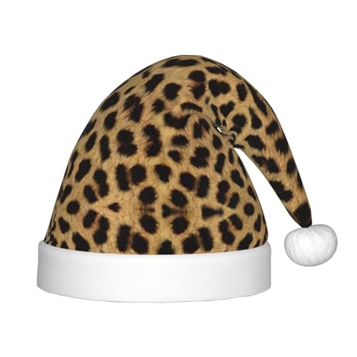 rannsut Weihnachtsmütze mit Leopardenmuster, bequeme Weihnachtsmütze für Weihnachten, Kostümparty und Feiertagsveranstaltungen rannsut Weihnachtsmütze mit Leopardenmuster, bequeme Weihnachtsmütze für Weihnachten, Kostümparty und Feiertagsveranstaltungen von rannsut
