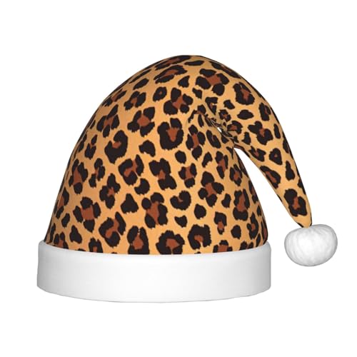 rannsut Weihnachtsmütze mit Leopardenmuster, bequeme Weihnachtsmütze für Weihnachten, Kostümparty und Feiertagsveranstaltungen rannsut Weihnachtsmütze mit Leopardenmuster, bequeme Weihnachtsmütze für Weihnachten, Kostümparty und Feiertagsveranstaltungen von rannsut