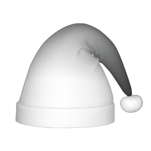 rannsut Weihnachtsmütze mit Ombré-Aufdruck in Weiß bis Schwarz für Weihnachten, Kostümparty und Feiertagsveranstaltung rannsut Weihnachtsmütze mit Ombré-Aufdruck in Weiß bis Schwarz für Weihnachten, Kostümparty und Feiertagsveranstaltung von rannsut