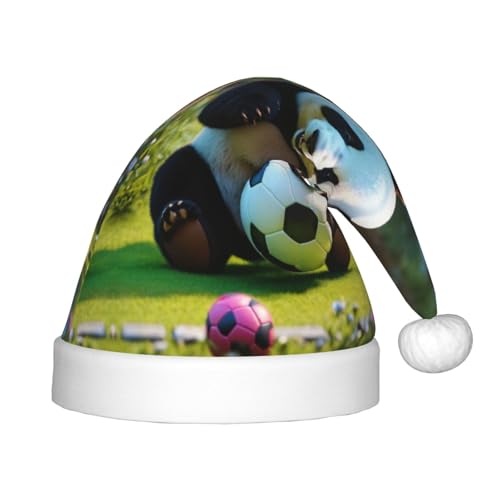 rannsut Weihnachtsmütze mit Panda-Aufdruck, bequeme Weihnachtsmütze für Weihnachten, Kostümparty und Feiertagsveranstaltungen rannsut Weihnachtsmütze mit Panda-Aufdruck, bequeme Weihnachtsmütze für Weihnachten, Kostümparty und Feiertagsveranstaltungen von rannsut