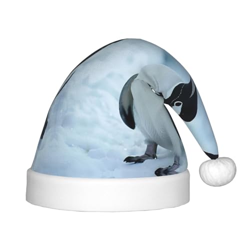 rannsut Weihnachtsmütze mit Pinguin-Druck, bequeme Weihnachtsmütze für Weihnachten, Kostümparty und Feiertagsveranstaltungen rannsut Weihnachtsmütze mit Pinguin-Druck, bequeme Weihnachtsmütze für Weihnachten, Kostümparty und Feiertagsveranstaltungen von rannsut