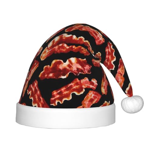 rannsut Weihnachtsmütze mit Speckmuster, bequeme Weihnachtsmützen für Weihnachten, Kostümparty und Feiertagsveranstaltung rannsut Weihnachtsmütze mit Speckmuster, bequeme Weihnachtsmützen für Weihnachten, Kostümparty und Feiertagsveranstaltung von rannsut
