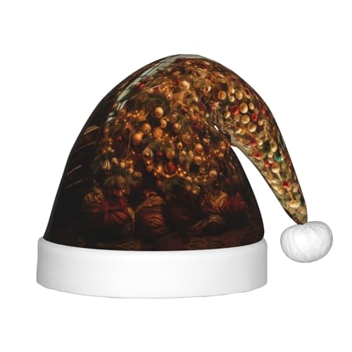 rannsut Weihnachtsmütze mit Weihnachtsbaum-Aufdruck, bequeme Weihnachtsmannmützen für Weihnachten, Kostümparty und Feiertagsveranstaltungen rannsut Weihnachtsmütze mit Weihnachtsbaum-Aufdruck, bequeme Weihnachtsmannmützen für Weihnachten, Kostümparty und Feiertagsveranstaltungen von rannsut