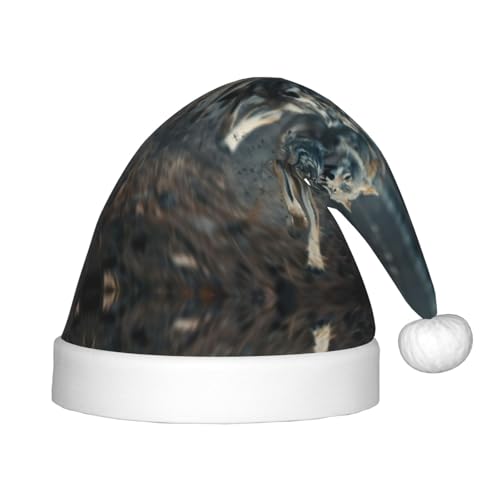 rannsut Weihnachtsmütze mit Wolfs-Aufdruck, bequeme Weihnachtsmannmützen für Weihnachten, Kostümparty und Feiertagsveranstaltungen rannsut Weihnachtsmütze mit Wolfs-Aufdruck, bequeme Weihnachtsmannmützen für Weihnachten, Kostümparty und Feiertagsveranstaltungen von rannsut