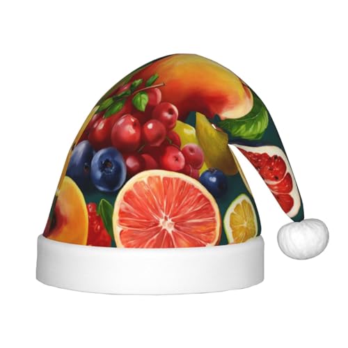 rannsut Weihnachtsmütze mit gesundem Lebensmitteldruck, bequeme Weihnachtsmützen für Weihnachten, Kostümpartys und Feiertagsveranstaltungen rannsut Weihnachtsmütze mit gesundem Lebensmitteldruck, bequeme Weihnachtsmützen für Weihnachten, Kostümpartys und Feiertagsveranstaltungen von rannsut