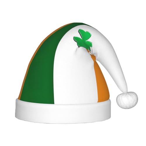 rannsut Weihnachtsmütze mit irischer Flagge, bequeme Weihnachtsmütze für Weihnachten, Kostümparty und Feiertagsveranstaltungen rannsut Weihnachtsmütze mit irischer Flagge, bequeme Weihnachtsmütze für Weihnachten, Kostümparty und Feiertagsveranstaltungen von rannsut