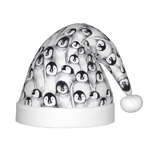 rannsut Weihnachtsmütze mit niedlichem Pinguin-Skizzenaufdruck, bequeme Weihnachtsmütze für Weihnachten, Kostümparty und Feiertags-Event rannsut Weihnachtsmütze mit niedlichem Pinguin-Skizzenaufdruck, bequeme Weihnachtsmütze für Weihnachten, Kostümparty und Feiertags-Event von rannsut