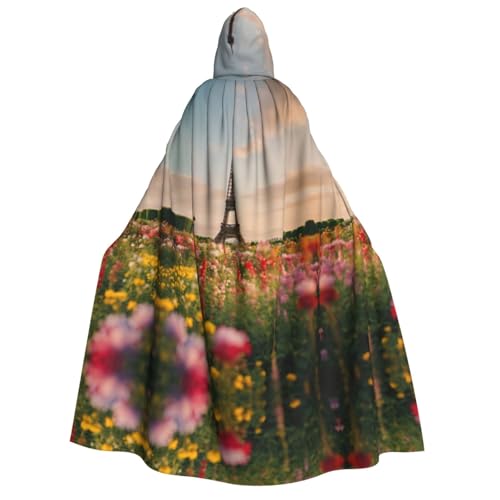rannsut Wunderschöner Eiffelturm-Umhang mit Paris-Druck, Unisex, Gothic, Karneval, Umhang, mystischer Umhang für Maskeraden und Themenveranstaltungen rannsut Wunderschöner Eiffelturm-Umhang mit Paris-Druck, Unisex, Gothic, Karneval, Umhang, mystischer Umhang für Maskeraden und Themenveranstaltungen von rannsut