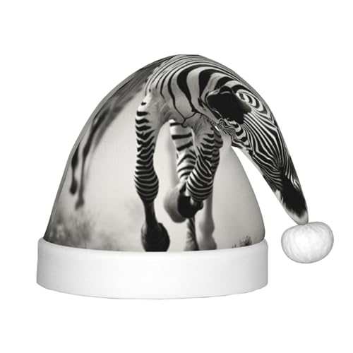 rannsut Zebra3 Weihnachtsmütze, bequem, Weihnachtsmannmützen für Weihnachten, Kostümparty und Feiertagsveranstaltungen rannsut Zebra3 Weihnachtsmütze, bequem, Weihnachtsmannmützen für Weihnachten, Kostümparty und Feiertagsveranstaltungen von rannsut