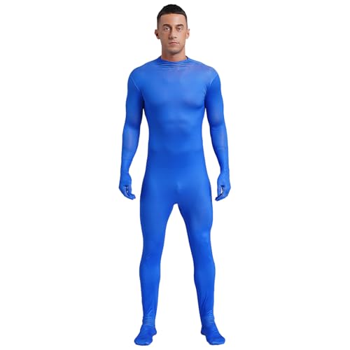 ranrann Herren Einteiler Bodysuit Overall Ganzkörperanzug Zentai Suit Gymnasatikanzug Sportbody Full Cover Body Stretch Königsblau 190/L ranrann Herren Einteiler Bodysuit Overall Ganzkörperanzug Zentai Suit Gymnasatikanzug Sportbody Full Cover Body Stretch Königsblau 190/L von ranrann