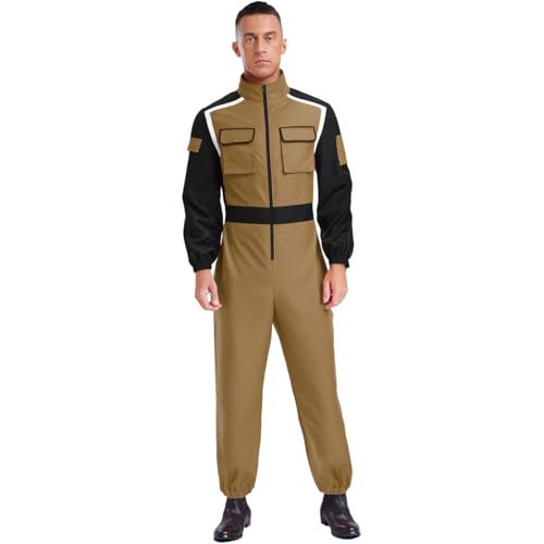 ranrann Rennfahrer Kostüm Karneval Fasching Rollenspiel Einteiler Rennanzug Racer Overall Jumpsuit Mottoparty Outfit Khaki M ranrann Rennfahrer Kostüm Karneval Fasching Rollenspiel Einteiler Rennanzug Racer Overall Jumpsuit Mottoparty Outfit Khaki M von ranrann