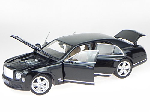 Bentley Mulsanne schwarz LHD Modellauto 43800 Rastar 1:18 von rastar