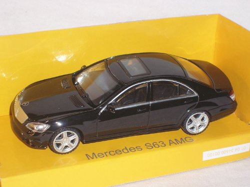 Mercedes-Benz S-klasse W221 S63 AMG Schwarz Ab 2005 1/43 Rastar Modell Auto Modellauto von rastar