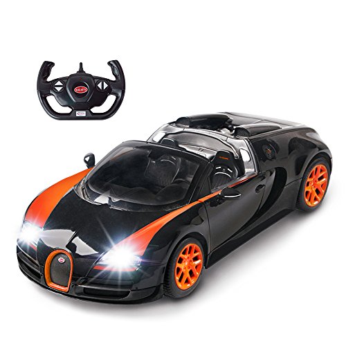 RASTAR RC Bugatti Veyron 16.4 Grand Sport Vitesse Modell-Rennwagen, Maßstab 1:14, ferngesteuertes Auto, Spielzeug für Kinder von rastar