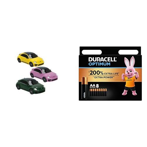 rastar 1010 Ferngesteuertes Auto, versch + Duracell Optimum Batterien AA, 8 Stück, bis zu 200% zusätzliche Lebensdauer oder extra Power von rastar