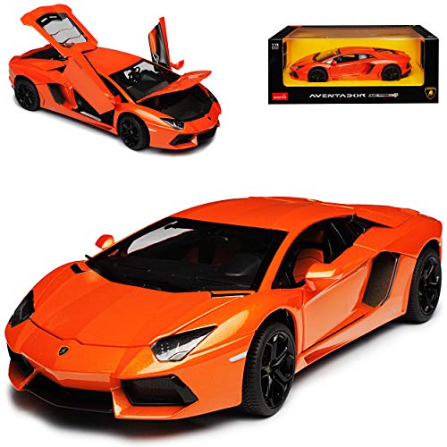 rastar Lamborgihini Aventador LP700-4 Coupe Orange Ab 2011 1/18 Modell Auto von rastar