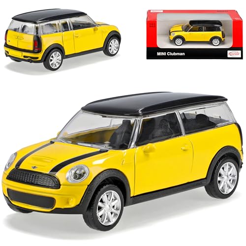 rastar Mini Cooper S Clubman Gelb 1/43 Modell Auto Modellauto von rastar