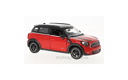 rastar Modell 1:24 Mini Cooper S Countryman (R60), rot - schwarz 56400 von rastar
