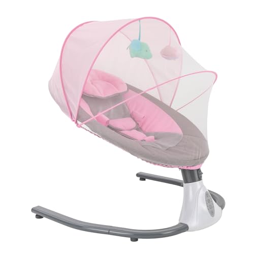 ravixia Babywippe Babyschaukel Mit Beruhigenden Vibrationen & 8 Melodien, Spielbogen Mit 2 Spielzeugen,LautstäRkeregler, Gepolsterter KopfstüTze,0-18 Monate ravixia Babywippe Babyschaukel Mit Beruhigenden Vibrationen & 8 Melodien, Spielbogen Mit 2 Spielzeugen,LautstäRkeregler, Gepolsterter KopfstüTze,0-18 Monate von ravixia