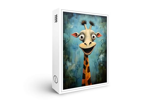 raxxa Premium-Puzzle | Whimsical Funny Giraffe | 1000 Teile von raxxa