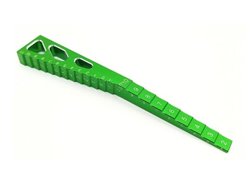 Setup Tool für Rc Cars 1:12 1:10 1:8 Höhen- und Downstoplehre aus Aluminium grün eloxiert Setup Tool für Rc Cars 1:12 1:10 1:8 Höhen- und Downstoplehre aus Aluminium grün eloxiert von rcbay