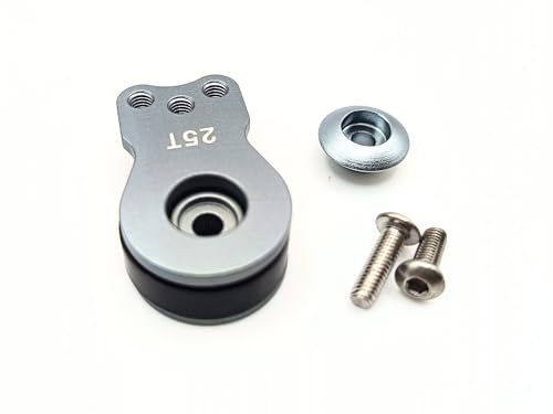 rcbay Servohorn 25T passend für Futaba Savöx MKS SRT Servo - Aluminium grau mit Servosaver rcbay Servohorn 25T passend für Futaba Savöx MKS SRT Servo - Aluminium grau mit Servosaver von rcbay