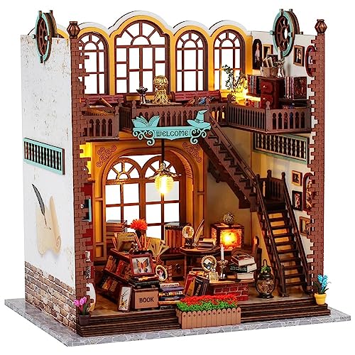 reamhome DIY-Miniatur-Puppenhaus-Bausatz Aus mit Möbeln und LED-, Geschenken, Dreidimensionales Puzzle, DIY-Haus, Magisches Buchhaus Als Geburtstags-, Weihnachts- und Valentinstagsgeschenk reamhome DIY-Miniatur-Puppenhaus-Bausatz Aus mit Möbeln und LED-, Geschenken, Dreidimensionales Puzzle, DIY-Haus, Magisches Buchhaus Als Geburtstags-, Weihnachts- und Valentinstagsgeschenk von reamhome