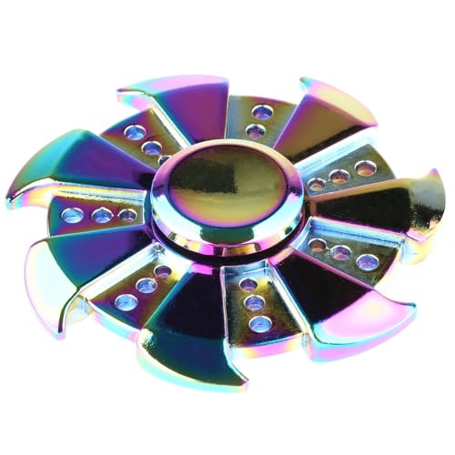 redmax Regenbogen Metall Spinner SP06 Rainbow Fidgetspinner Handkreisel von redmax