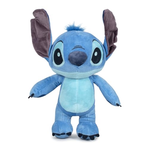 redmax Stitch Plüschtier mit Sound 32cm – Original Disney Lilo & Stitch Kuscheltier – Weiches Stofftier in verschiedenen Motiven von redmax