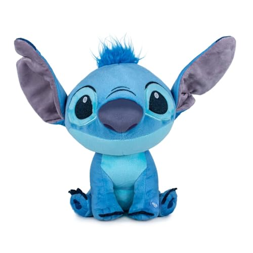 redmax Stitch Plüschtier mit Sound 32cm – Original Disney Lilo & Stitch Kuscheltier – Weiches Stofftier in verschiedenen Motiven von redmax