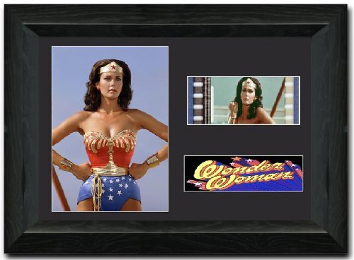 Wonder Woman 35 mm Film Cell, gerahmt Display gerahmt Lynda Carter von reelfilmcells