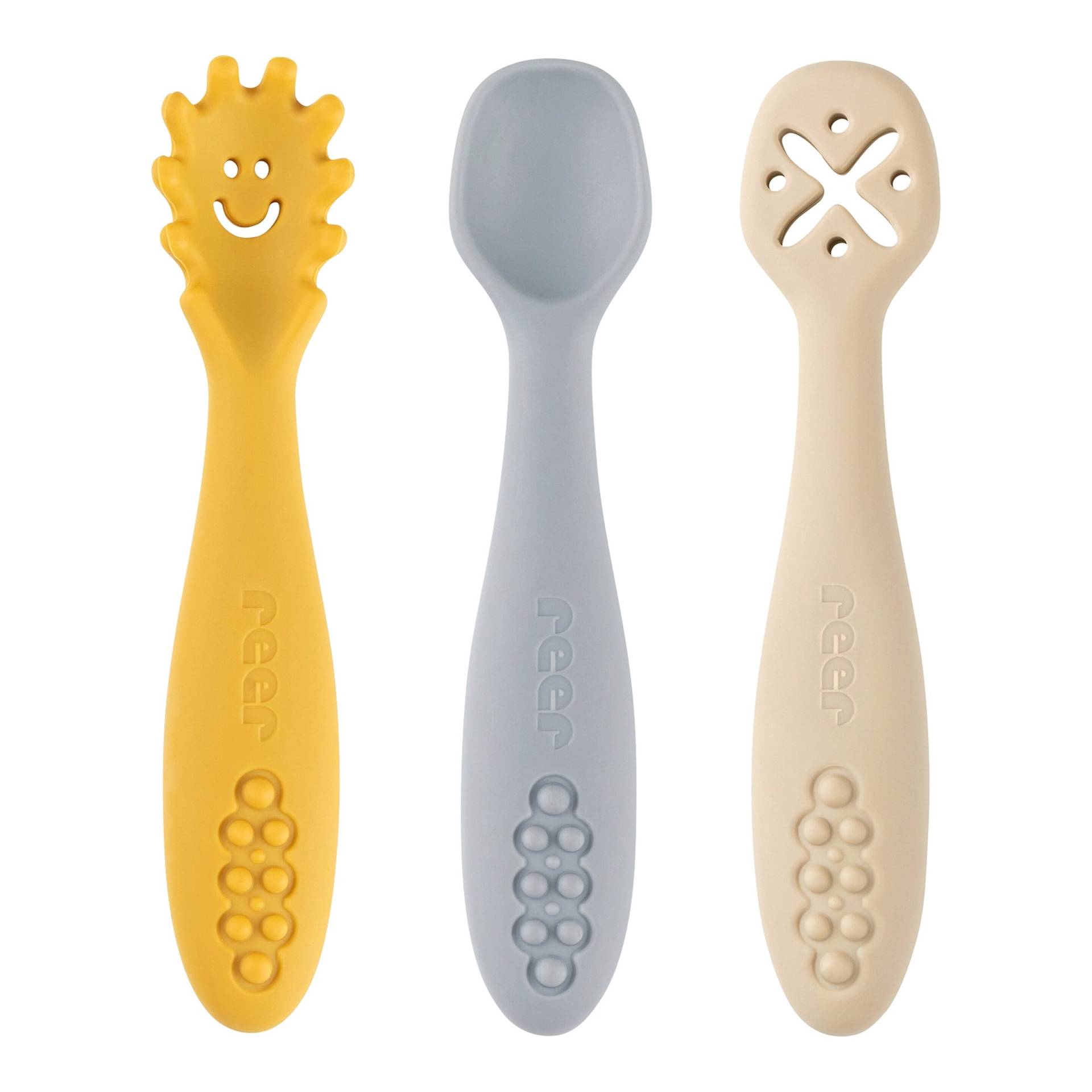 Reer 3er-Pack Silikon-Löffel LittleYummie Reer 3er-Pack Silikon-Löffel LittleYummie von reer