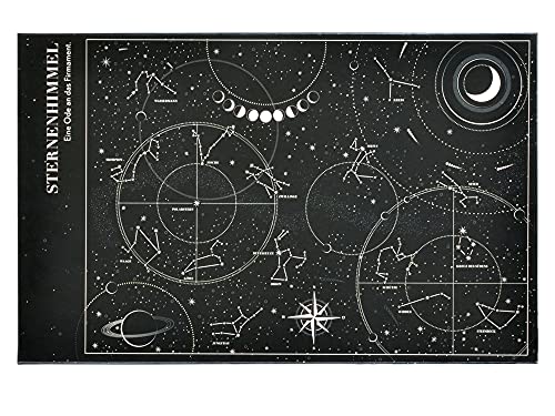 renna deluxe Sternenhimmel Puzzle 48 x 68 cm, 1000 Teile für Erwachsene, Mond und Sterne mit Nachthimmel und Sternzeichen | Design in Deutschland von renna deluxe