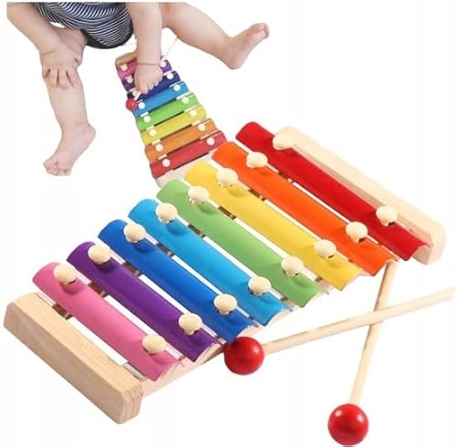Rheme Xylophon, Spielzeuginstrument, Bunte Schlaghölzer, 8 Toons Rheme Xylophon, Spielzeuginstrument, Bunte Schlaghölzer, 8 Toons von rheme