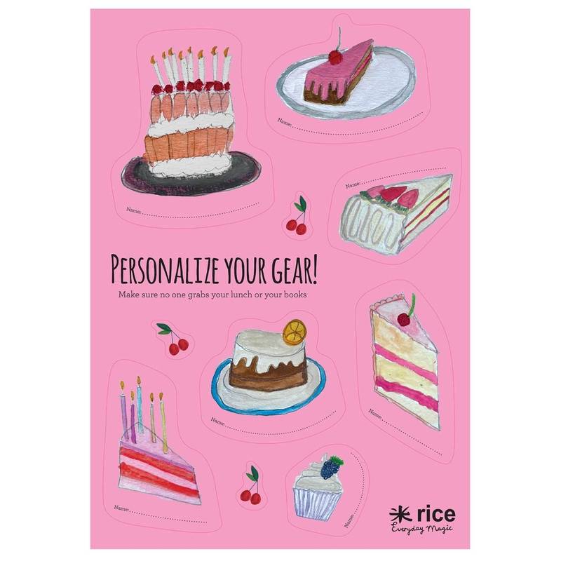 Sticker PERSONALIZE YOUR LUNCHBOX - CAKE von rice