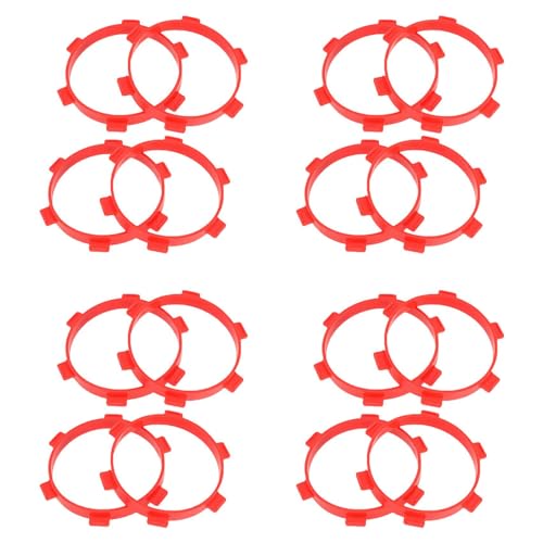 rieder 16 Stuecke Gummi Reifen Klebebänder Durchmesser 85Mm für RC Teile 1/8 1/10 Short Course Truck ZubehöR Werkzeuge Rot rieder 16 Stuecke Gummi Reifen Klebebänder Durchmesser 85Mm für RC Teile 1/8 1/10 Short Course Truck ZubehöR Werkzeuge Rot von rieder