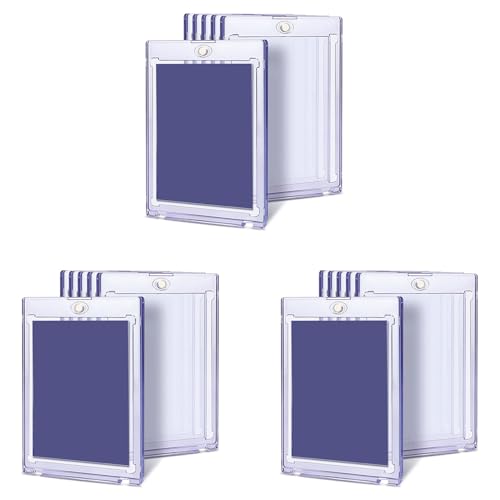 rieder 18 Stücke Magnetisches Kartenetui für Sammelkarte - 35 Pt Magnet Oberteil Loader Baseball Karten Halter mit Karten Schutz rieder 18 Stücke Magnetisches Kartenetui für Sammelkarte - 35 Pt Magnet Oberteil Loader Baseball Karten Halter mit Karten Schutz von rieder