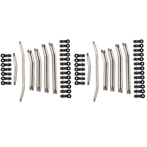 rieder 20 Stücke Metall Link 5mm Gelenk KöPfe Linkage Set für Axial SCX10 II 90046 90047 RC Crawler Auto von rieder