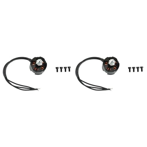 rieder 2X CW MT2204 2204 2300KV Bürstenlos Motor Quadcopter 250 QAV250 für Mini 210 250MM Vier Achsen Flugzeug FPV,Schwarz+Silber von rieder