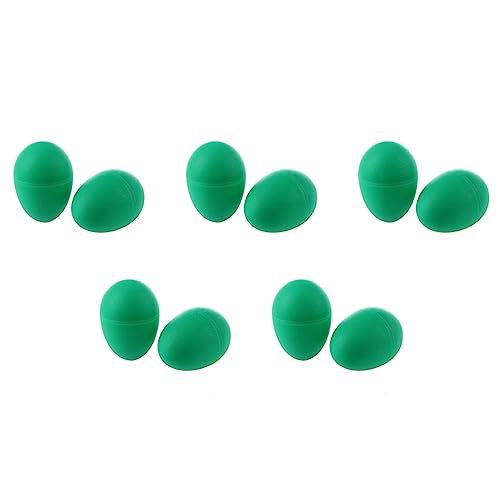 rieder 5 Paar grüne Eier aus Kunststoff, Maraca-Rasseln, Shaker, Perkussion, Musikspielzeug für Kinder rieder 5 Paar grüne Eier aus Kunststoff, Maraca-Rasseln, Shaker, Perkussion, Musikspielzeug für Kinder von rieder