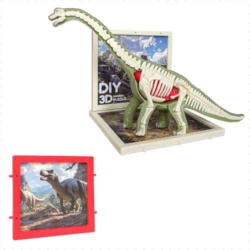 Dinosaur Skeleton & Organ Assembly Kit for Kids STEM Educational Science Toy, Dinosaur Anatomy Model (Brachiosaurus) von rigpati