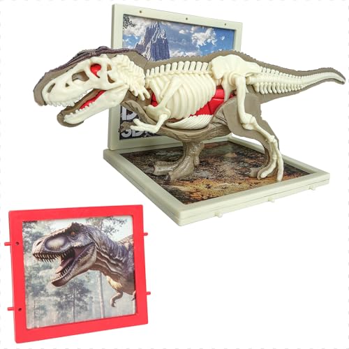 Dinosaur Skeleton & Organ Assembly Kit for Kids STEM Educational Science Toy, Dinosaur Anatomy Model (T-rex) von rigpati